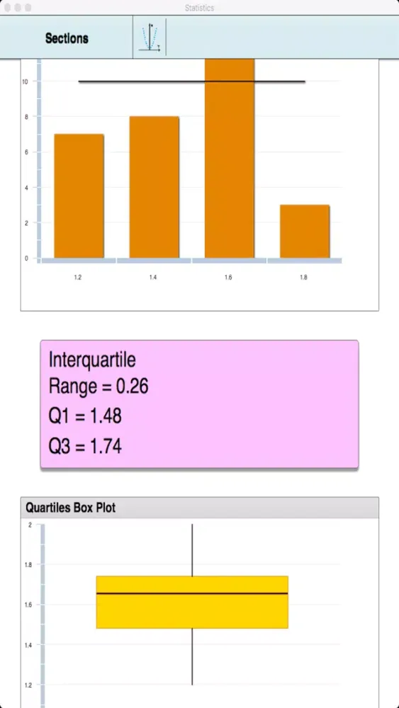 ภาพหน้าจอของ GCSE Stats and Probability