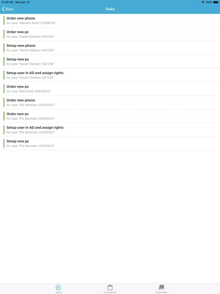Gluu Execute iPad  Screenshots