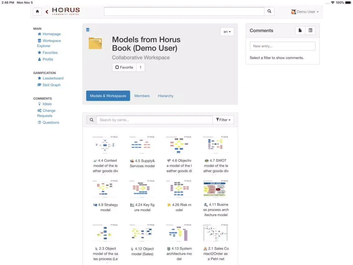 Horus Community Portal iPad 应用截图
