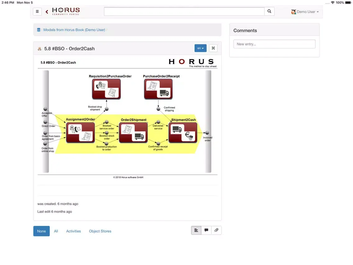 Horus Community Portal iPad 应用截图