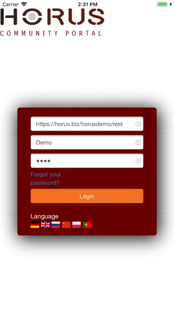 Horus Community Portal应用截图