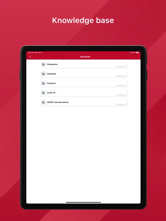 Capturas de pantalla de Imredi Audit Pro iPad 