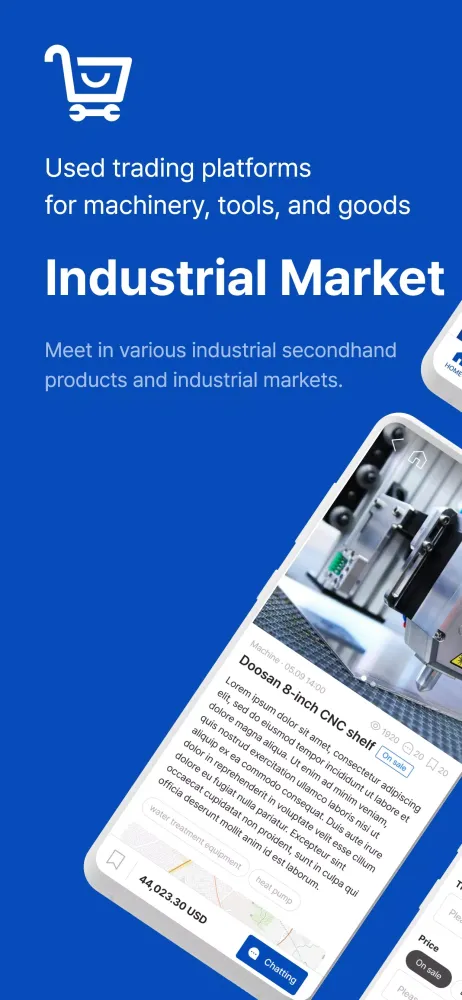 Industrial market Screenshots