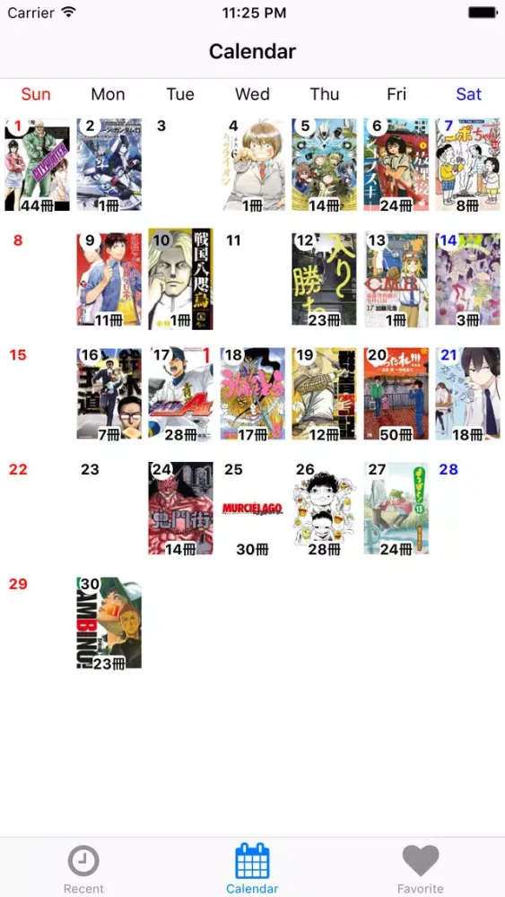 Ảnh chụp màn hình của Comical - Comics calendar -