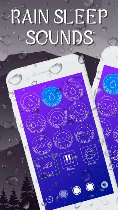 ภาพหน้าจอของ Rain Sleep Sounds