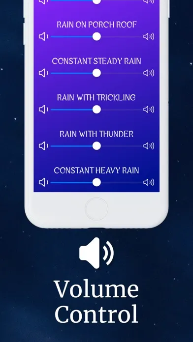 ภาพหน้าจอของ Rain Sleep Sounds