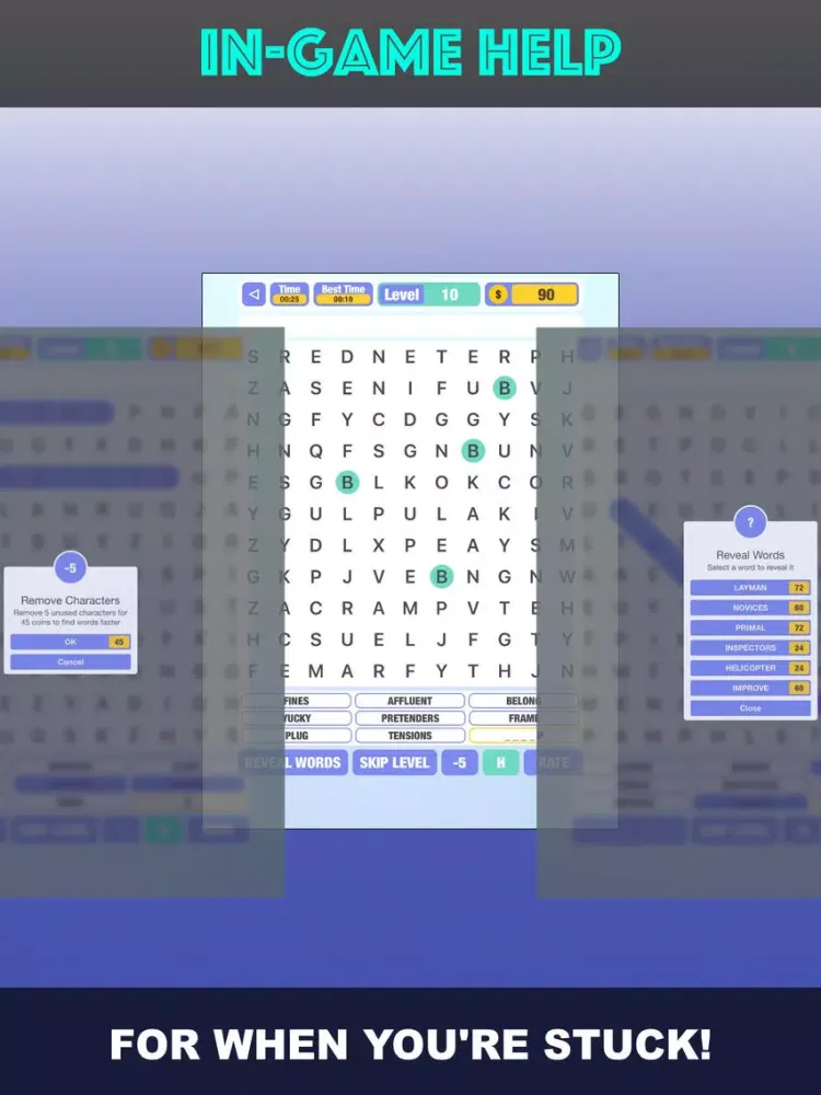 Word Search Challenge - Word Searches For Everyone iPad  スクリーンショット