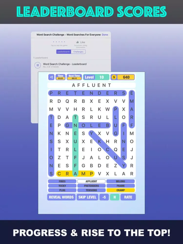 Word Search Challenge - Word Searches For Everyone iPad  スクリーンショット
