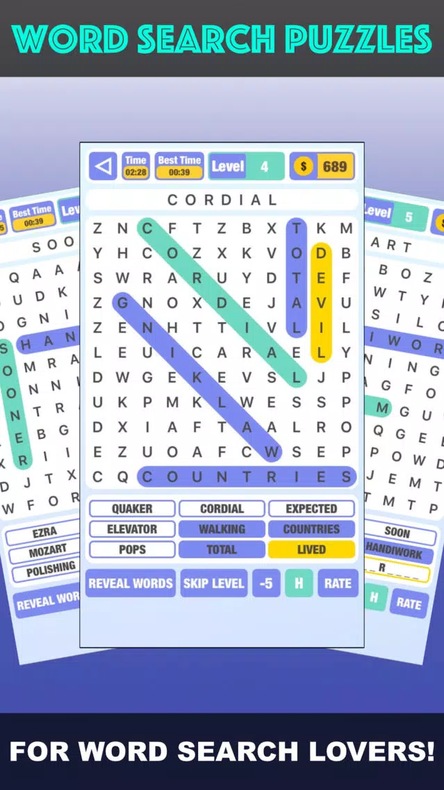 Word Search Challenge - Word Searches For Everyone Ekran Görüntüleri