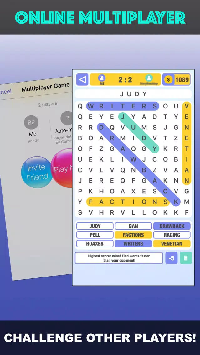 Word Search Challenge - Word Searches For Everyone Ekran Görüntüleri