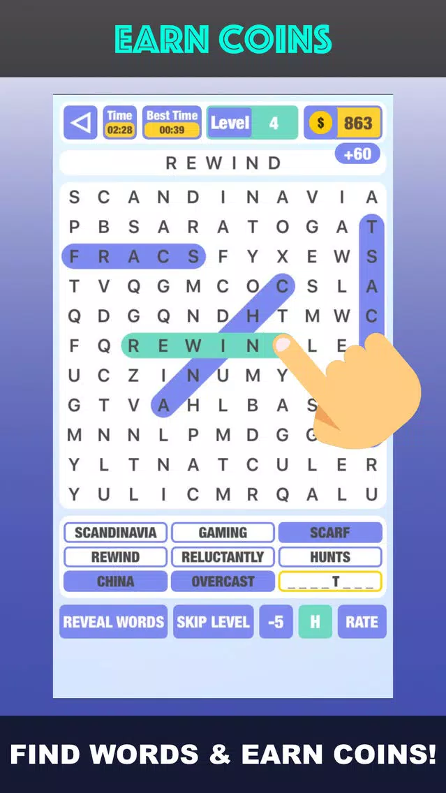 Word Search Challenge - Word Searches For Everyone Ekran Görüntüleri