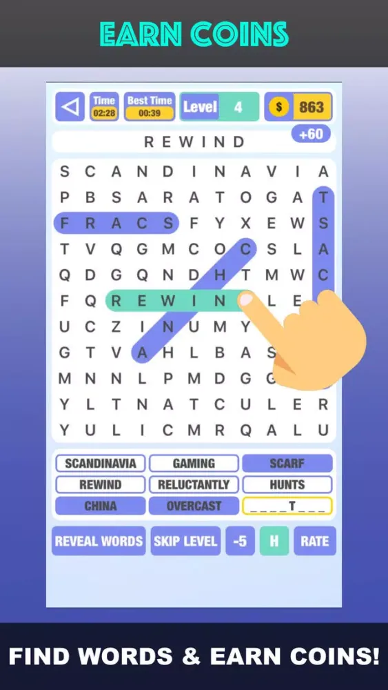 Word Search Challenge - Word Searches For Everyone スクリーンショット