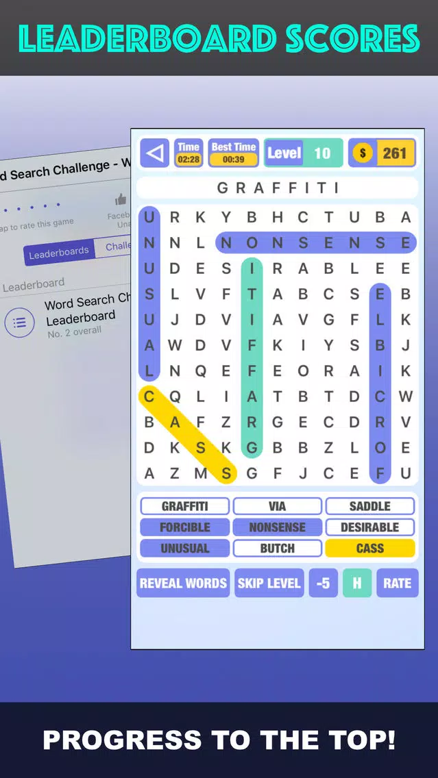Word Search Challenge - Word Searches For Everyone Ekran Görüntüleri