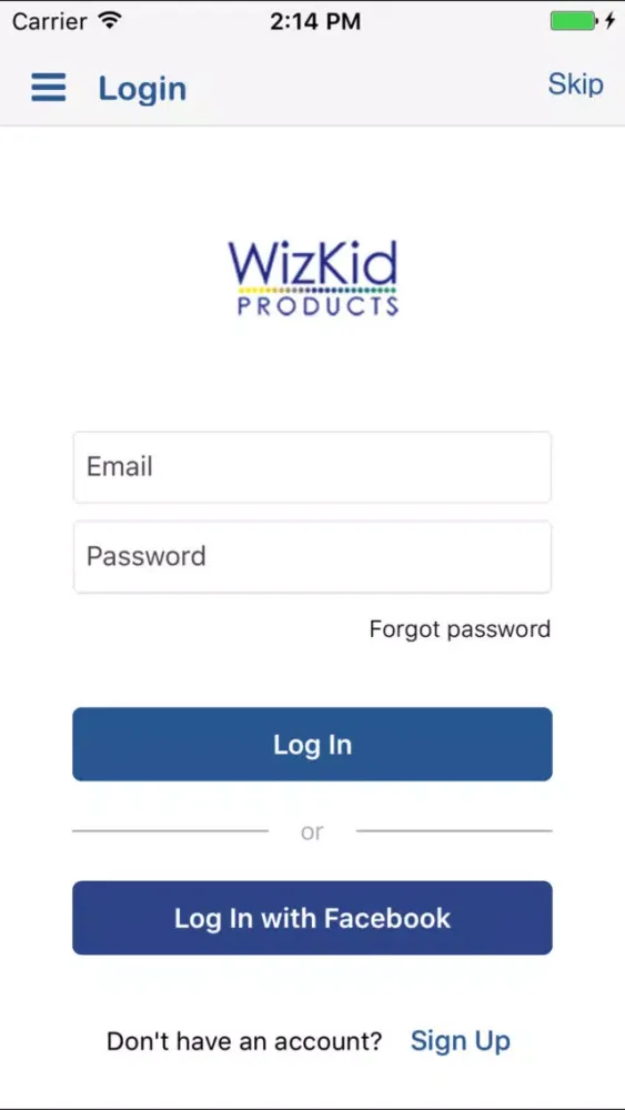 Capturas de tela do WizKid