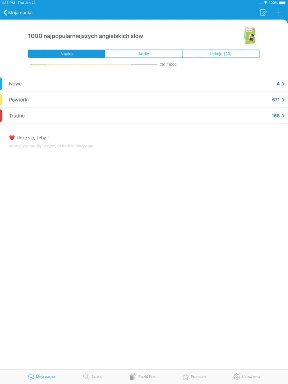 Fiszkoteka - fiszki językowe iPad  Screenshots