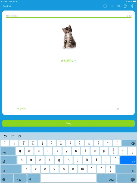 Fiszkoteka - fiszki językowe iPad  Screenshots