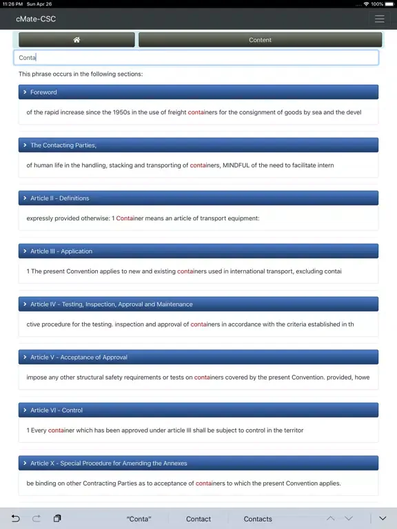 cMate-CSC iPad  Screenshots