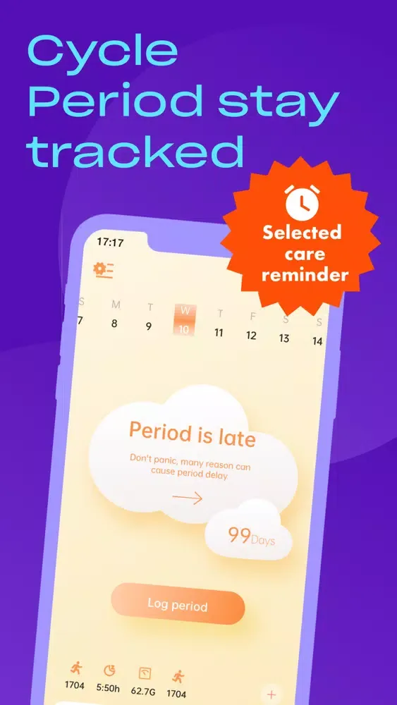 ภาพหน้าจอของ Cycle Tracker-Period Tracker