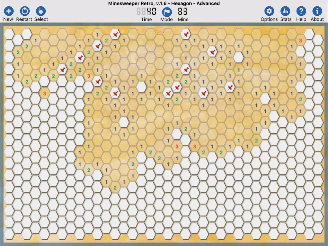 Minesweeper Retro iPad 应用截图