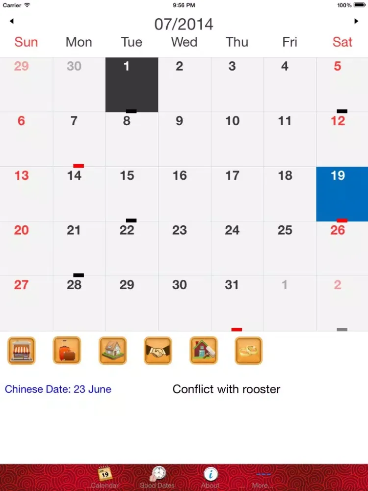 Zrzuty ekranu FengShui Calendar Secret iPad 