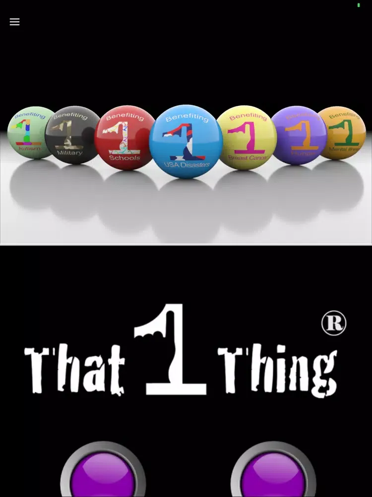 Captures d'écran de That 1 Thing iPad 