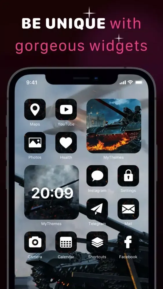 Скриншоты Themes : Color Widgets & Icons
