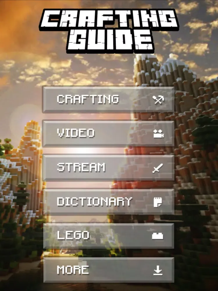 Скриншоты Crafting Guide for Minecraft: craft, video, stream iPad 
