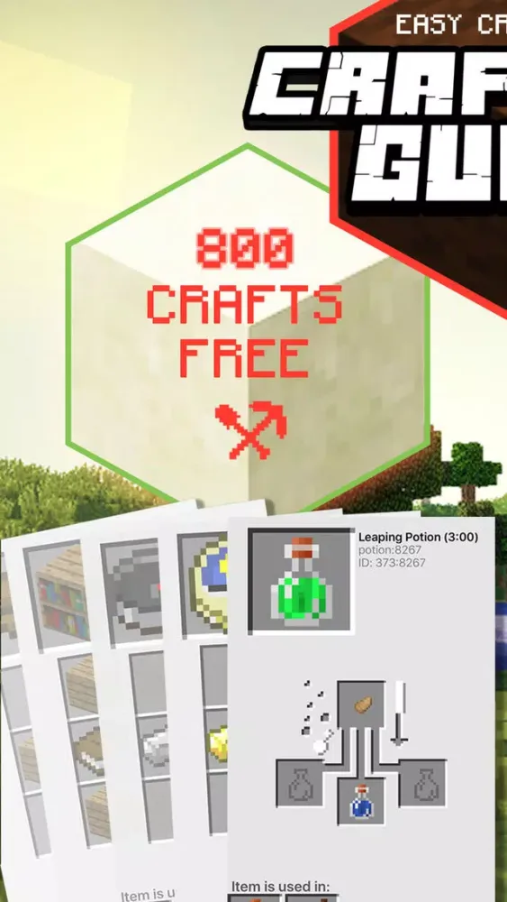Скриншоты Crafting Guide for Minecraft: craft, video, stream