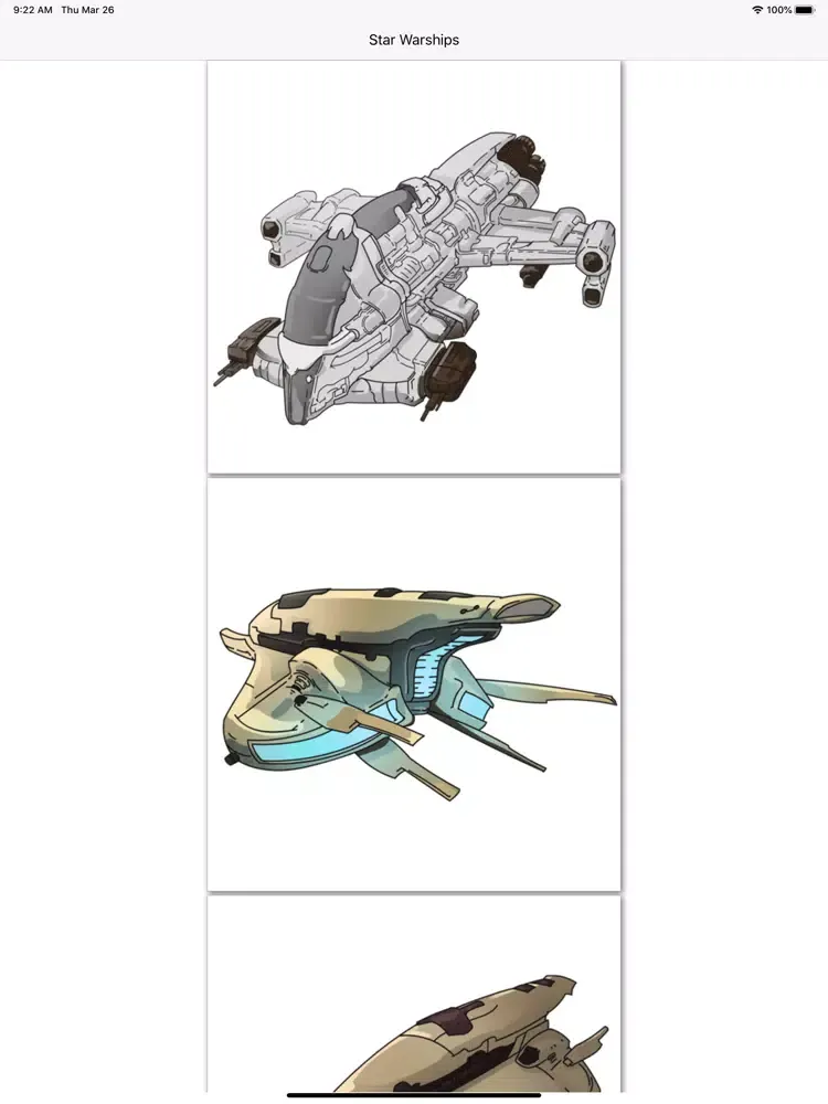 Star Warships & Warriors Draw iPad  Screenshots