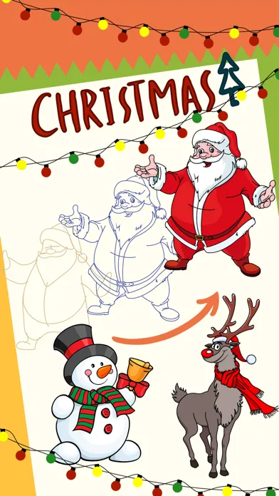Christmas Drawing Guide应用截图