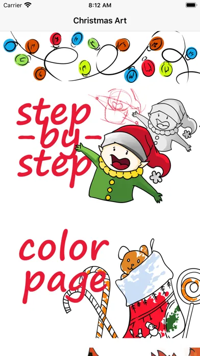 Christmas Drawing Guide应用截图