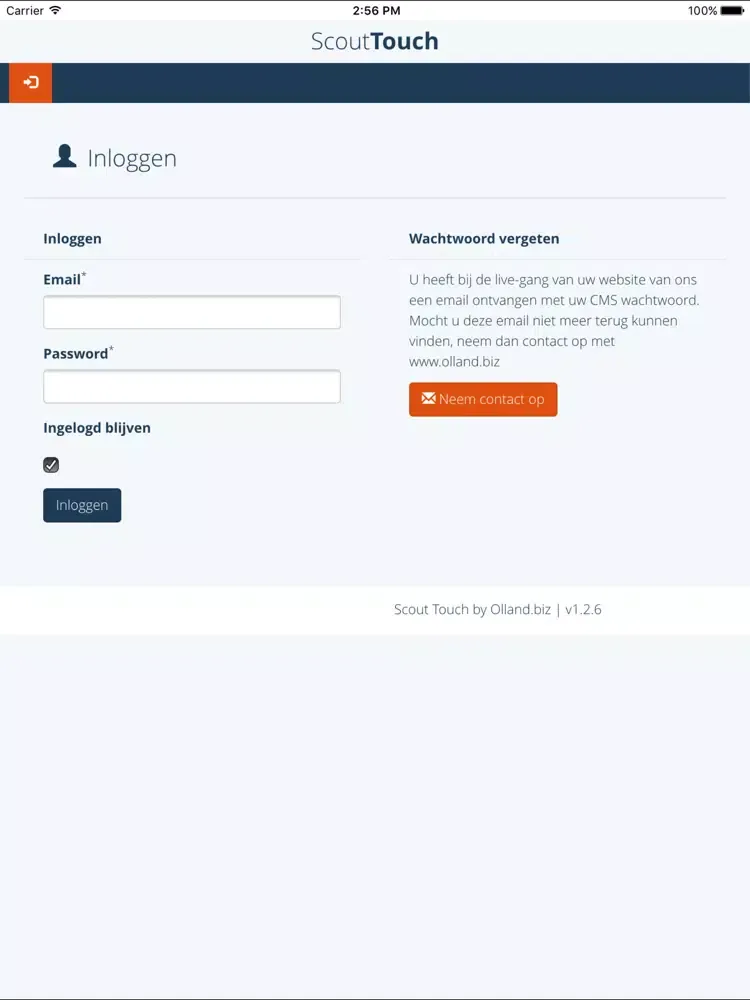 Скриншоты Scout Touch iPad 