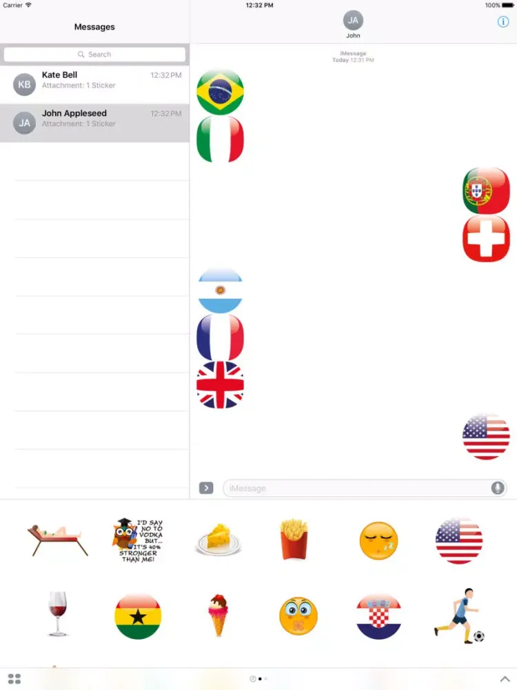 Capturas de tela do Erasmoji - Stickers for erasmus students iPad 