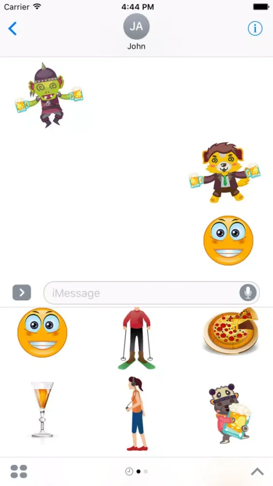 Capturas de tela do Erasmoji - Stickers for erasmus students