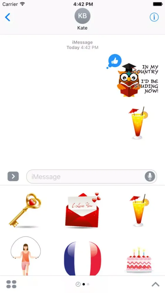 Capturas de tela do Erasmoji - Stickers for erasmus students