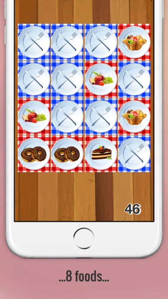 Food - Matching Game स्क्रीनशॉट