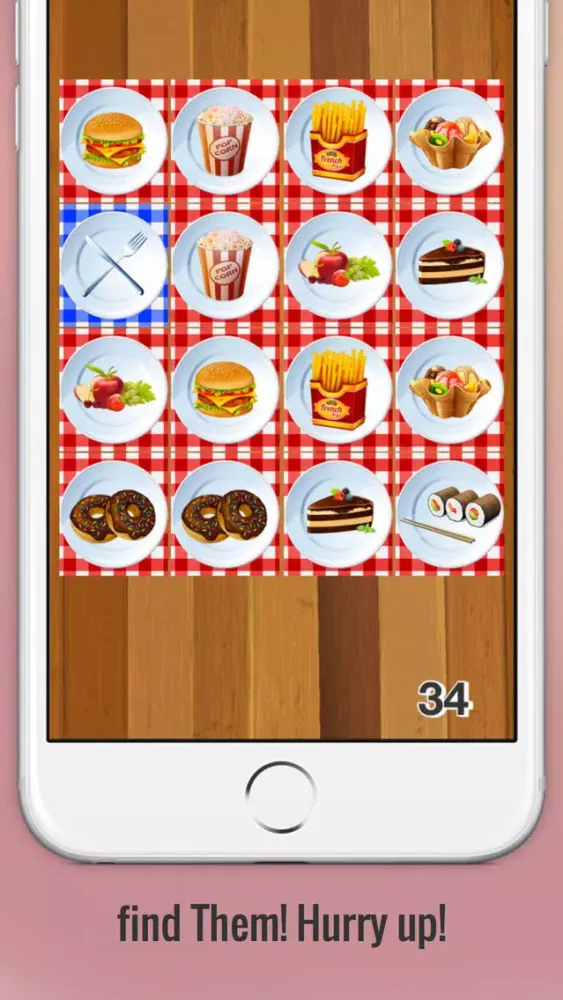 Food - Matching Game स्क्रीनशॉट