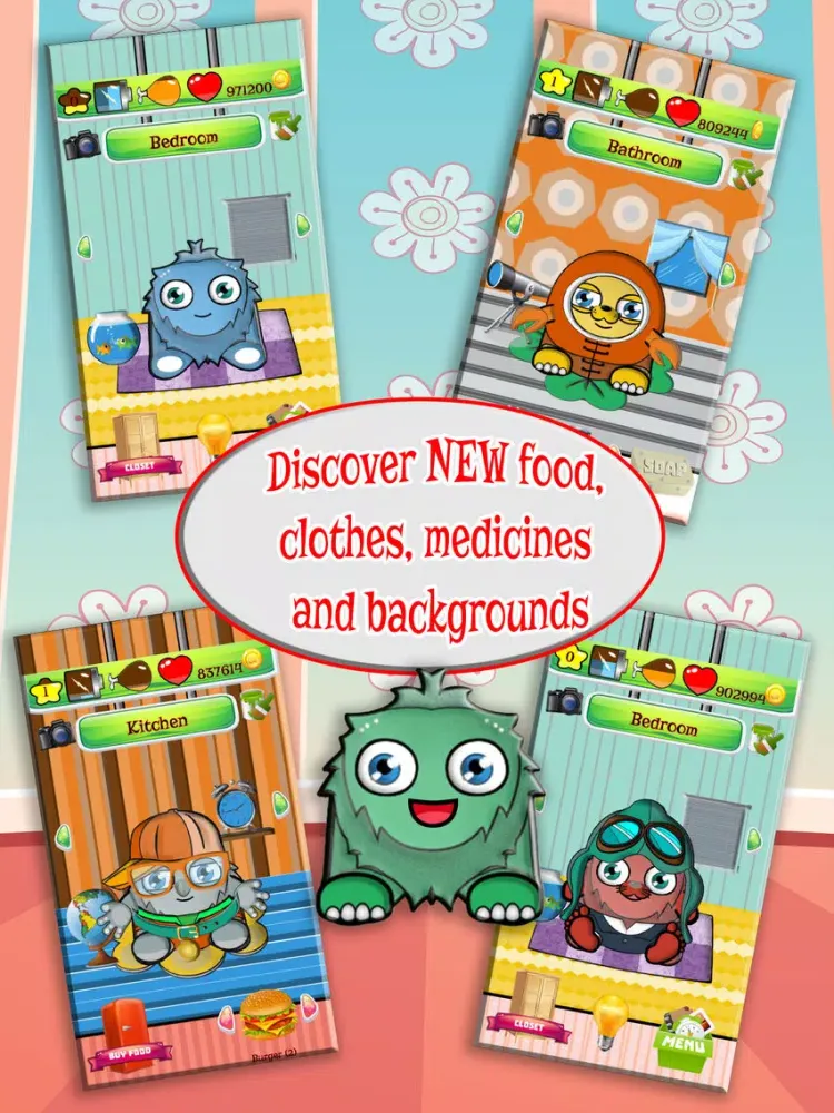Fofo - A baby Bigfoot iPad  Screenshots