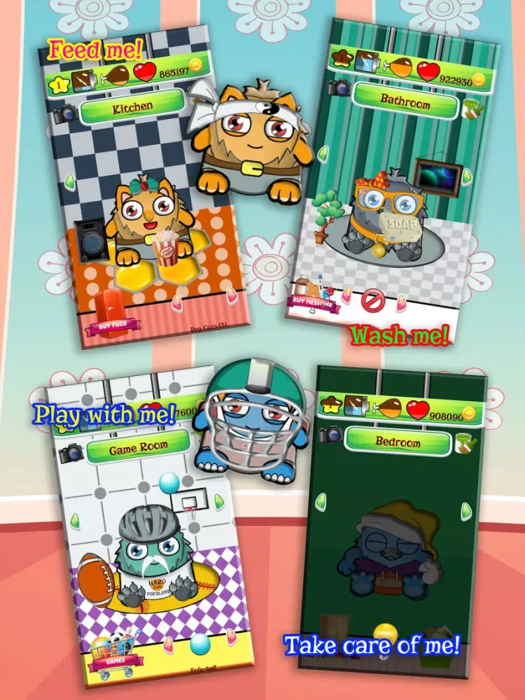 Fofo - A baby Bigfoot iPad  Screenshots