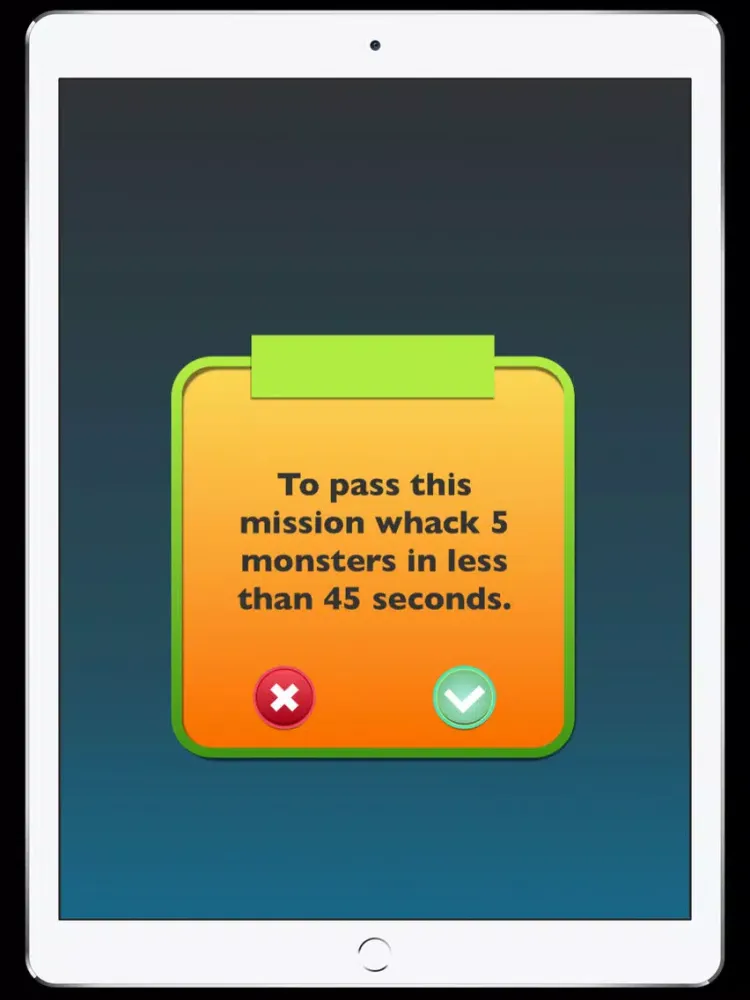 Whack The Cute Monsters iPad  Screenshots