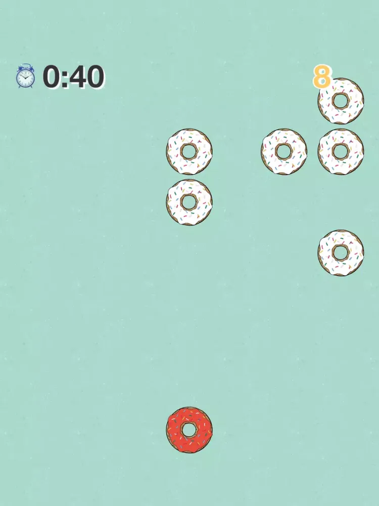Food - Bowling Donuts - Mini Game iPad  Screenshots