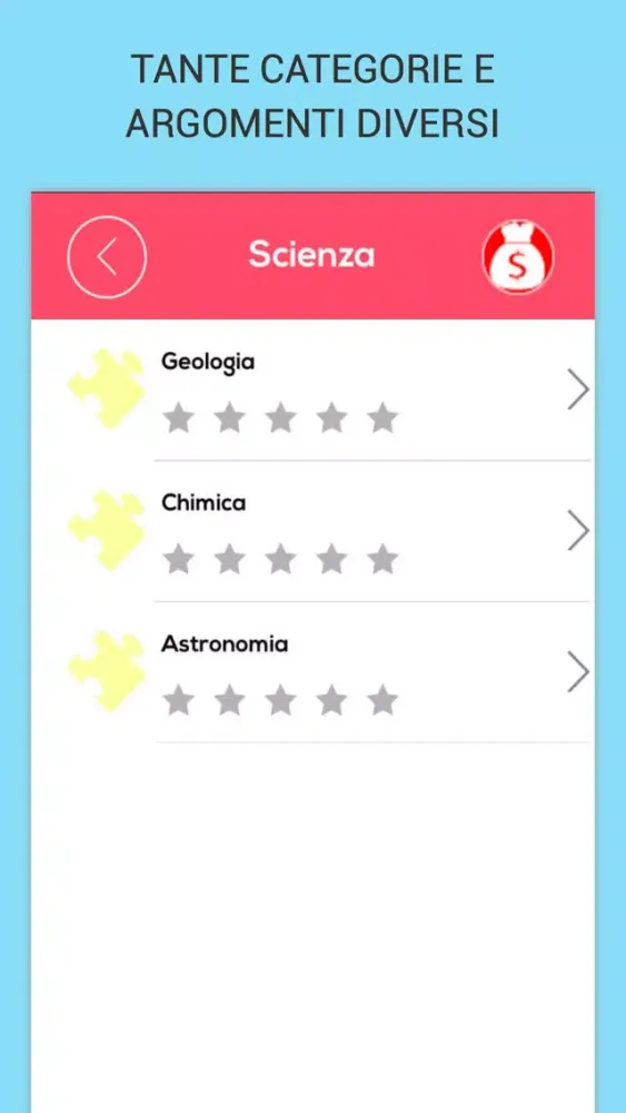 Tangkapan layar Non trovo Le Parole