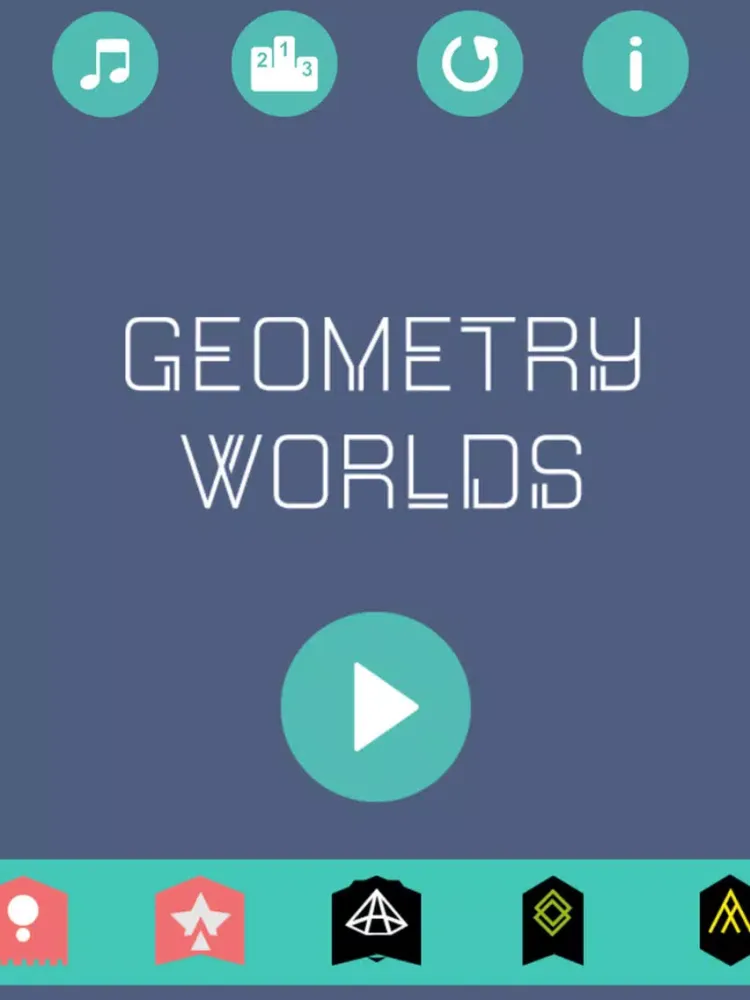 Capturas de pantalla de Geometry Worlds iPad 