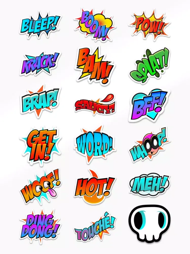 تصاویر Boom! Comic stickers for iMessage iPad 