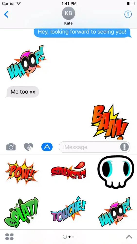 تصاویر Boom! Comic stickers for iMessage