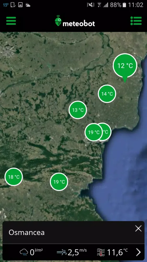 Meteobot應用截圖