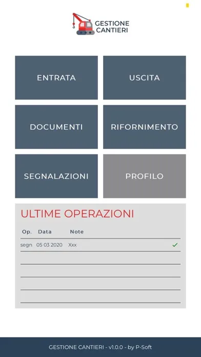 Gestione cantieri应用截图
