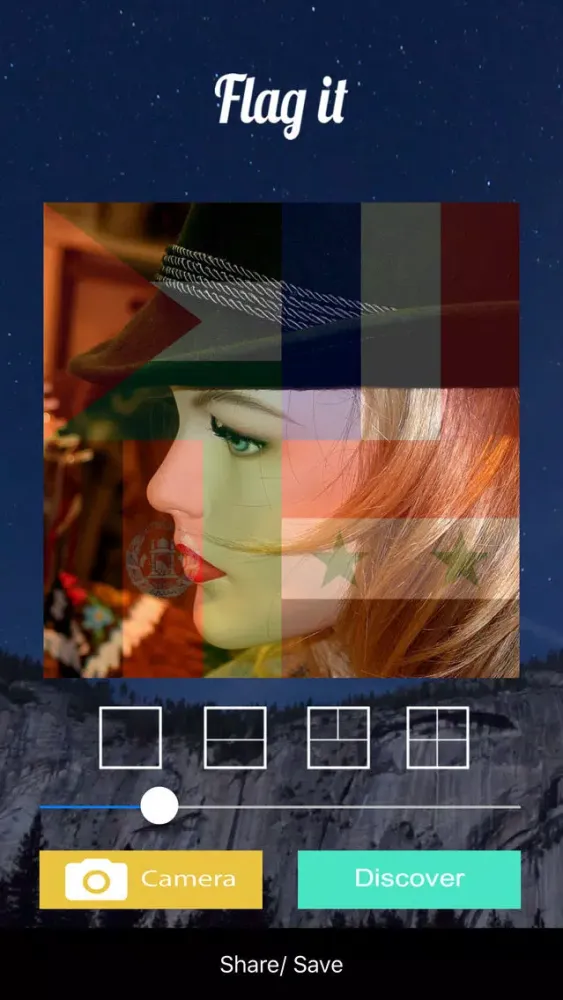 Flag it - Profile picture mix, flag your photo to show solidarity with any country around the world應用截圖
