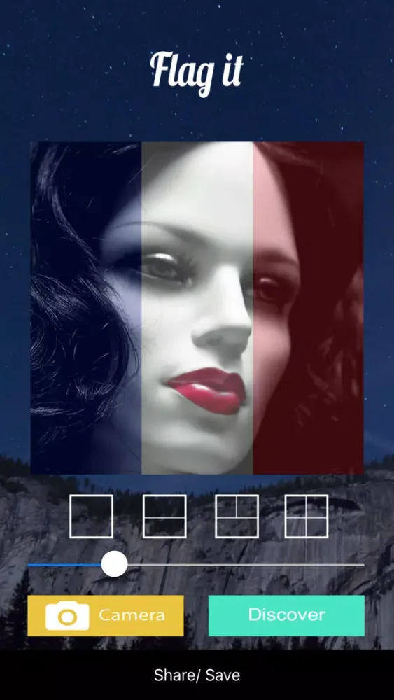 Flag it - Profile picture mix, flag your photo to show solidarity with any country around the world應用截圖