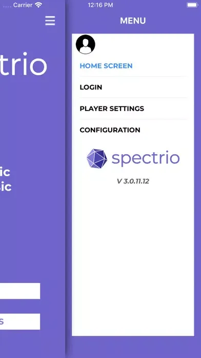 Zrzuty ekranu Spectrio In-Store Music